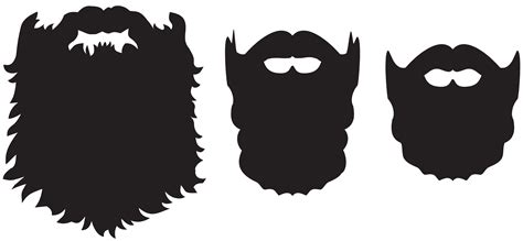 beard clipart|beard silhouette clip art.